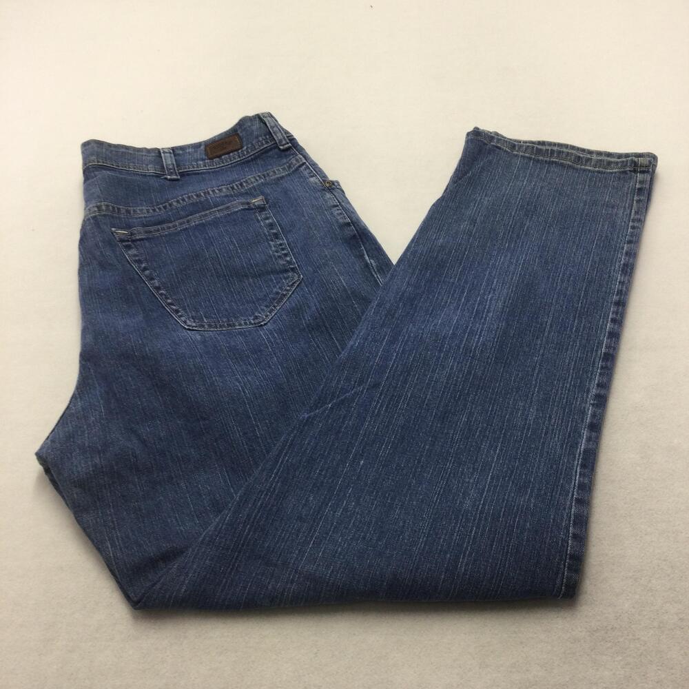 Riders By Lee Jeans Womens 22W Blue Medium Wash High Rise Straight Stretch